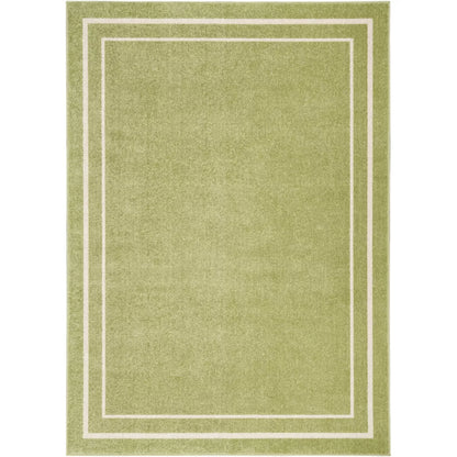 6 x 9 Nourison Essentials Bordered Indoor/Outdoor Area Rug
