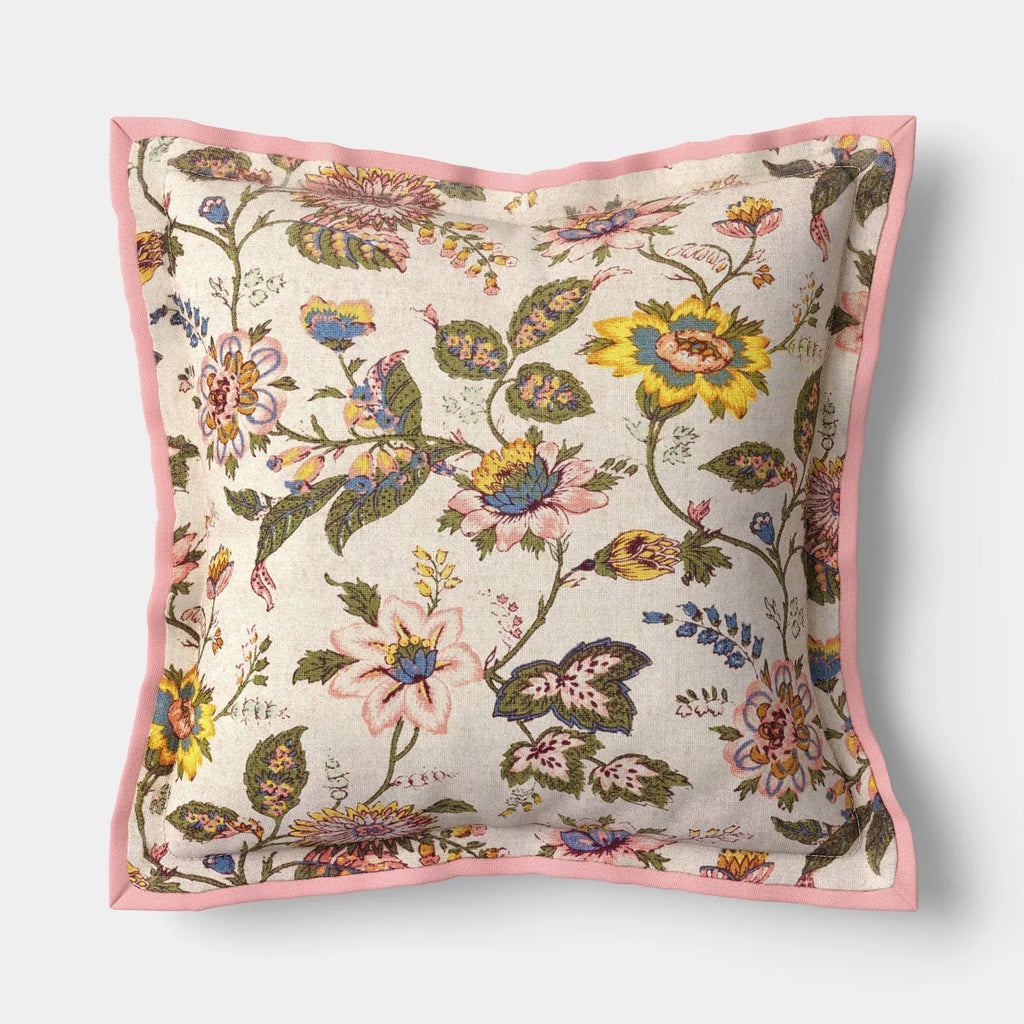 Square Floral Pillow - Threshold