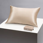 Blissy Standard/Queen 600 Thread Count Silk Pillowcase Natural Beige