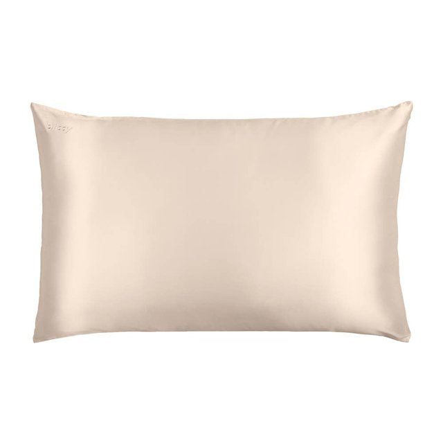 Blissy Standard/Queen 600 Thread Count Silk Pillowcase Natural Beige