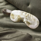 **Silk Eyemask Green Watercolor - Casaluna