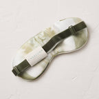 **Silk Eyemask Green Watercolor - Casaluna
