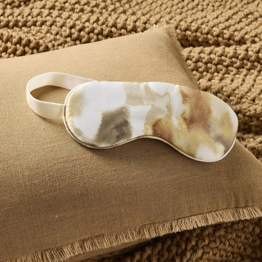 Silk Eyemask Blush Watercolor - Casaluna
