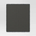 Woven Throw Blanket Neutral/Green/Blue - Threshold