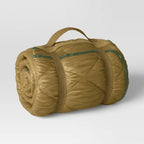 On the Go Collection Quilted Checkered Throw Blanket Green - Room Essentials