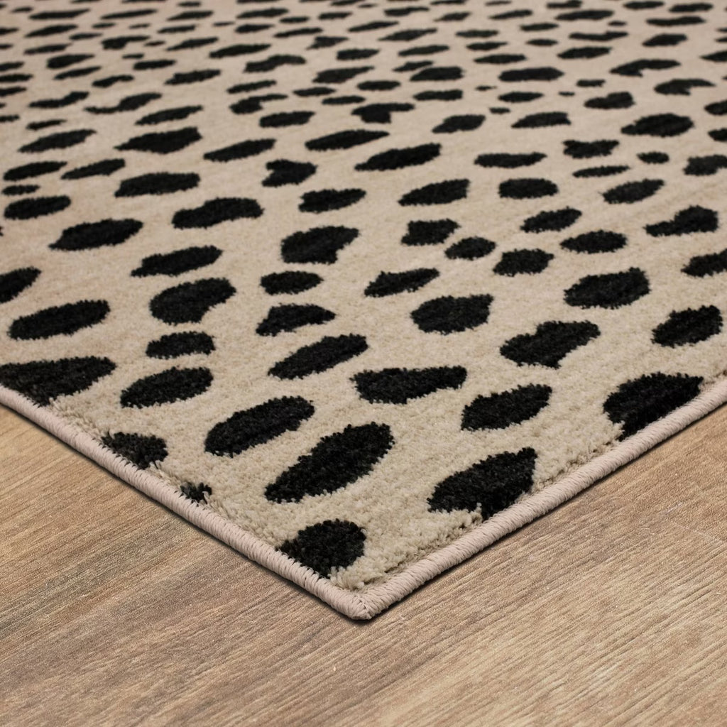 5 x 7 Daffodil Leopard Print Woven Rug - Threshold