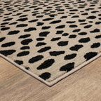 5 x 7 Daffodil Leopard Print Woven Rug - Threshold