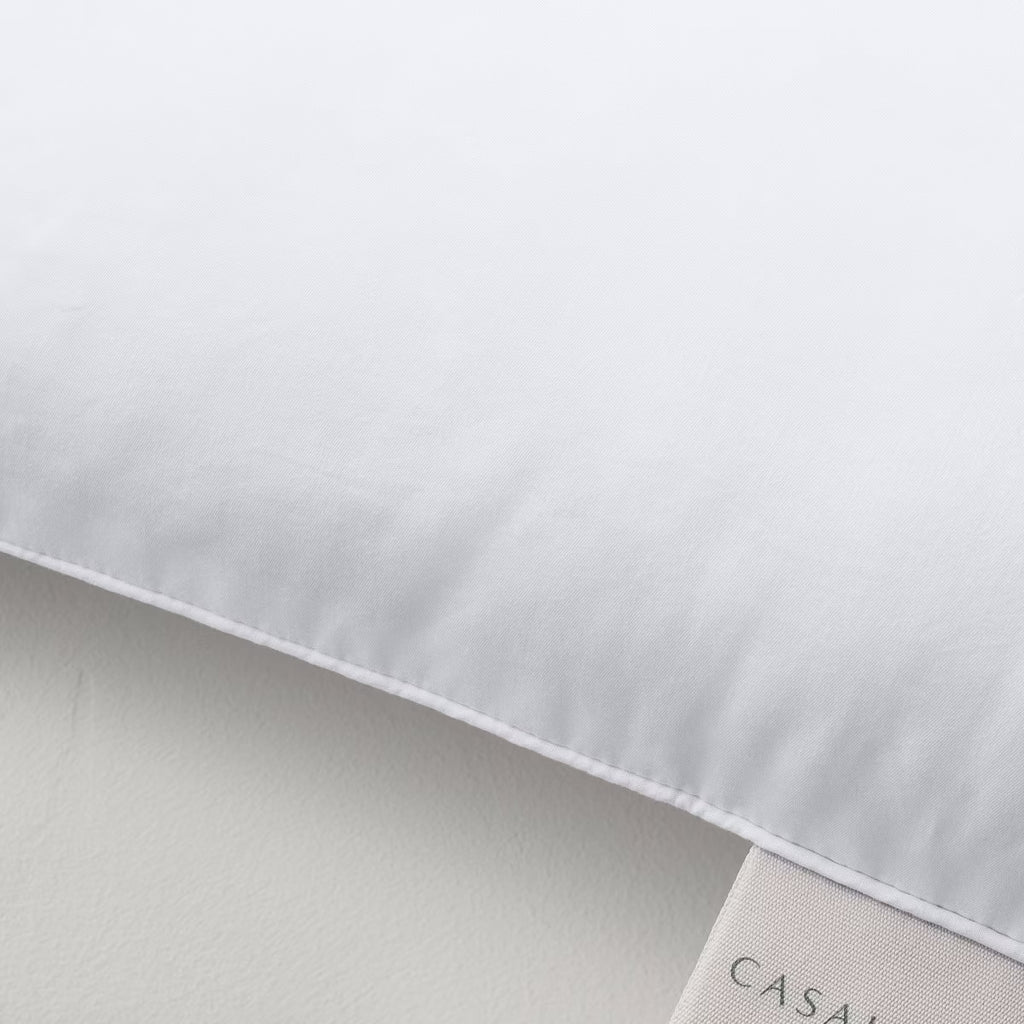 Standard/Queen Medium/Firm Machine Washable Medium Down Alternative Pillow - Casaluna: Hypoallergenic, 300 Thread Count Cotton Cover