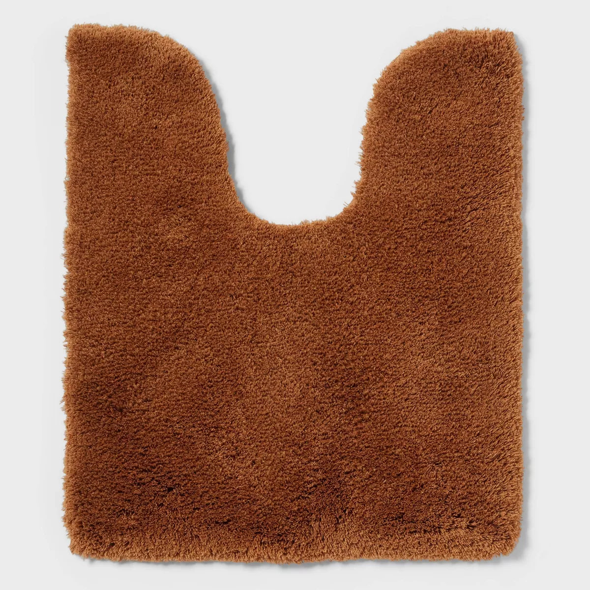 Spa Plush Contour Bath Rug Caramel
