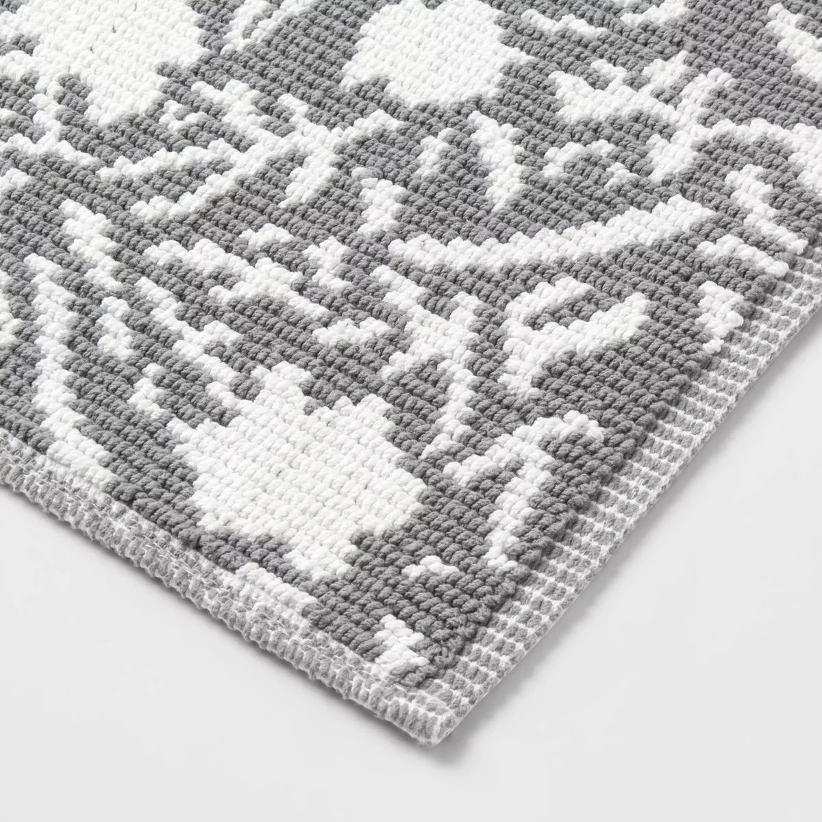 20"x30" Performance Plus Bath Rug Gray Floral- Threshold