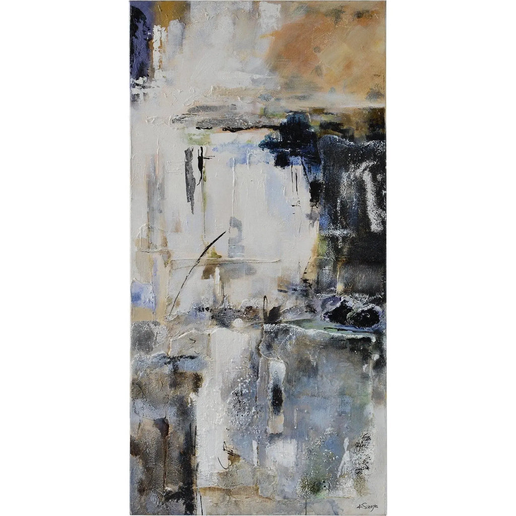 Yaffa Canvas Art - Hand Painted Set Of 2