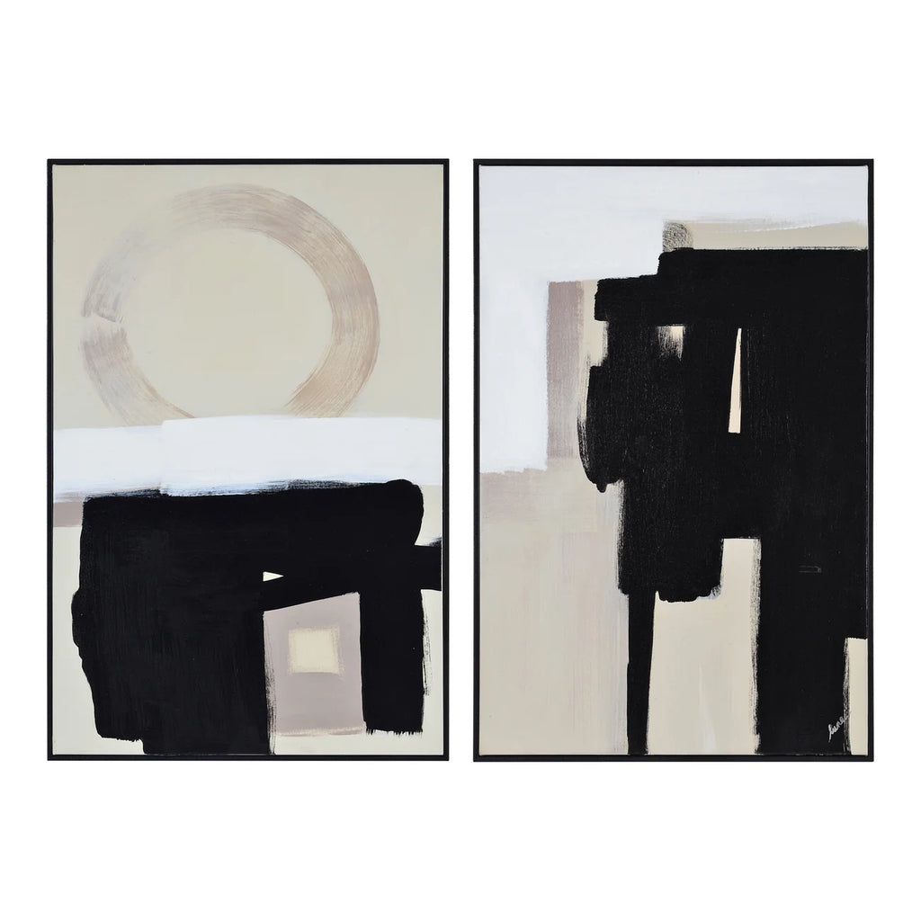 Telesto Art - Hand Painted Set of 2