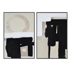 Telesto Art - Hand Painted Set of 2