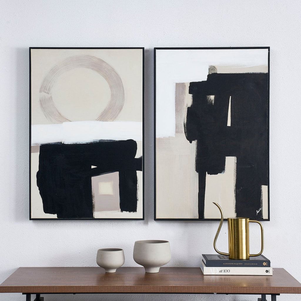 Telesto Art - Hand Painted Set of 2