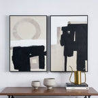 Telesto Art - Hand Painted Set of 2