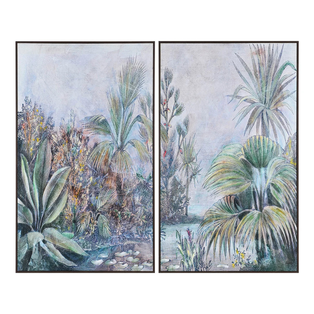 Labyrinth - Hand Painted Set of 2