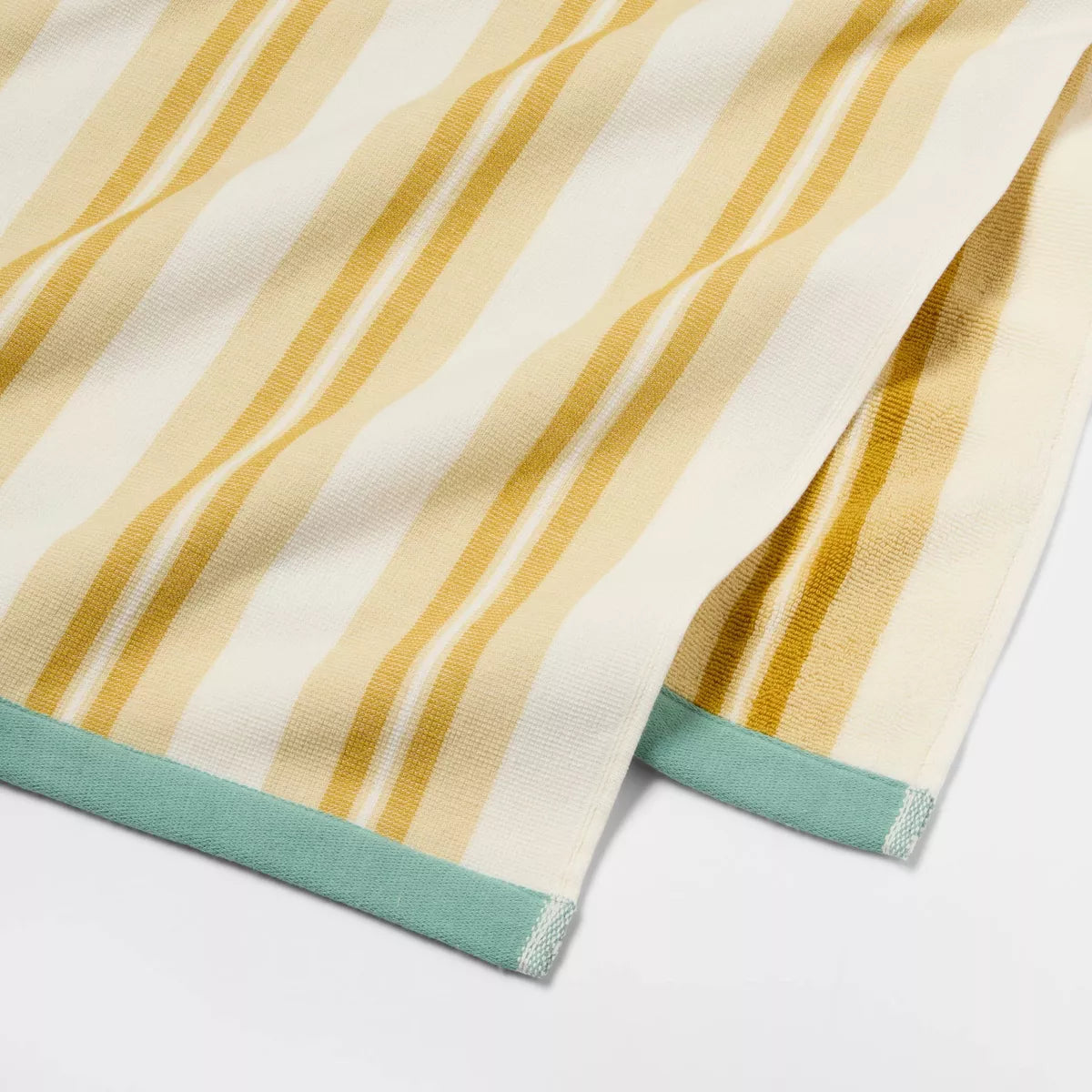 Yellow Striped Oversized Jumbo Beach Towel - Threshold