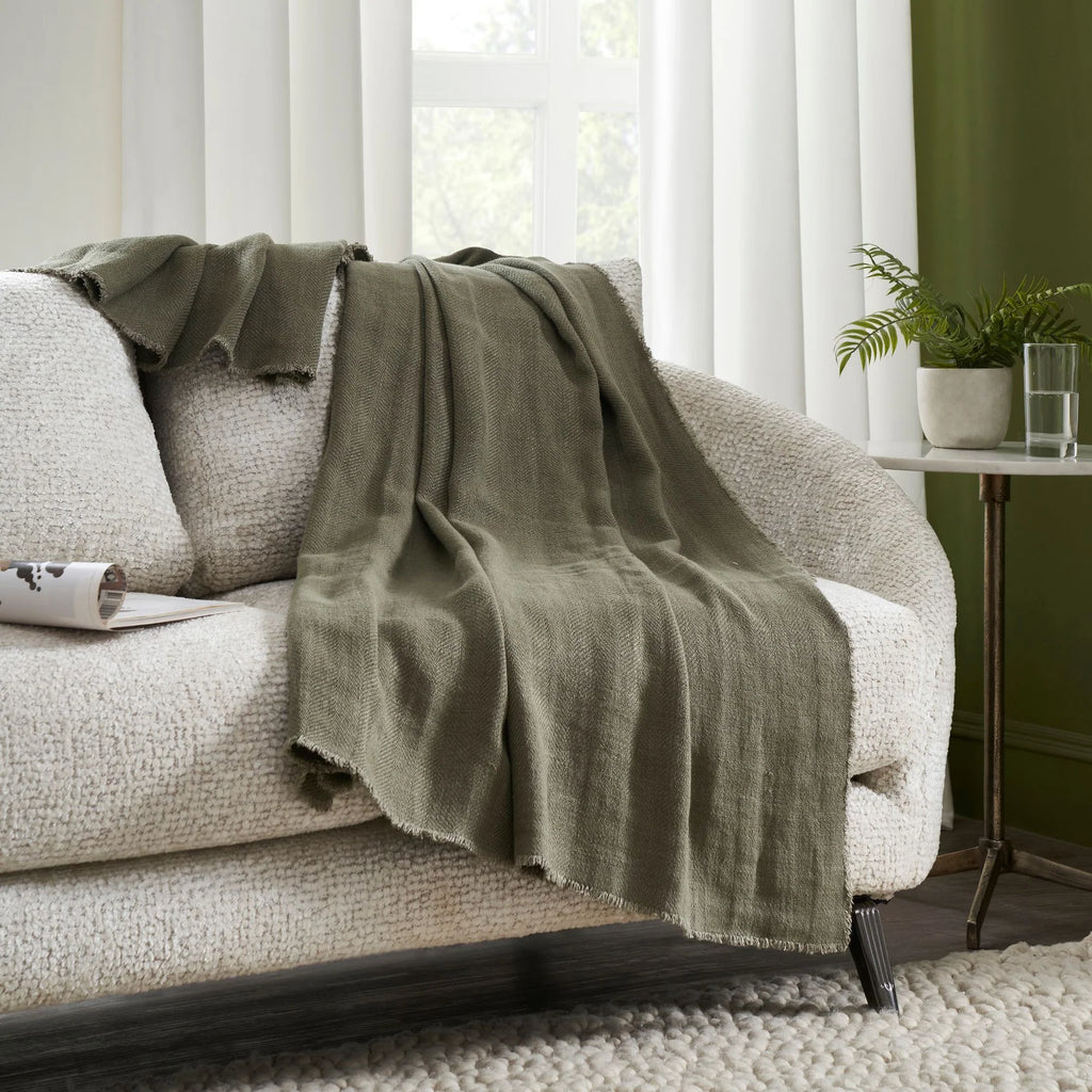 Vernier Blanket - 100% Linen