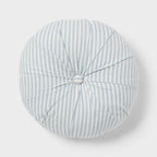 16"x16" Round Striped Decorative Throw Pillow Blue for Dorm - Threshold