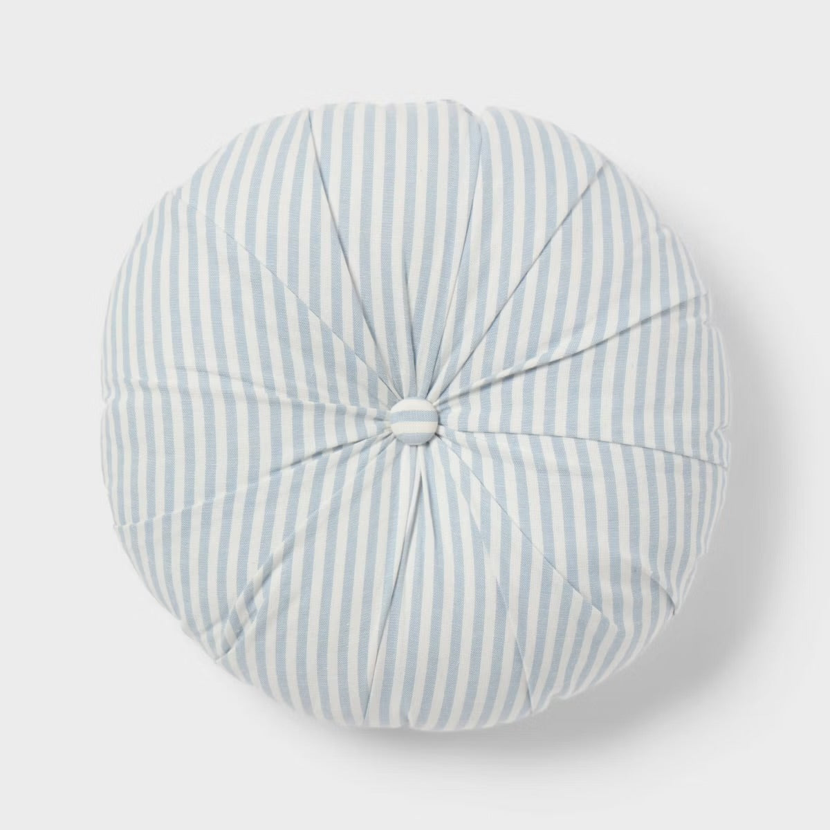 16"x16" Round Striped Decorative Throw Pillow Blue for Dorm - Threshold