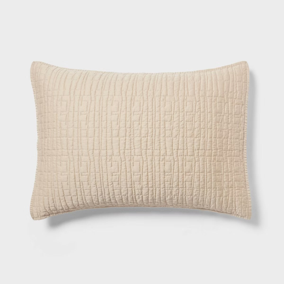 King TENCEL® Quilt Sham Khaki - Threshold