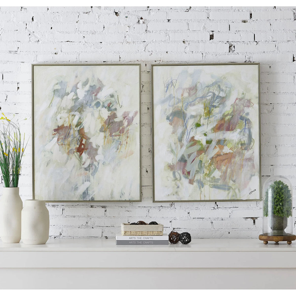 Pristina - Hand Painted  - Set of 2