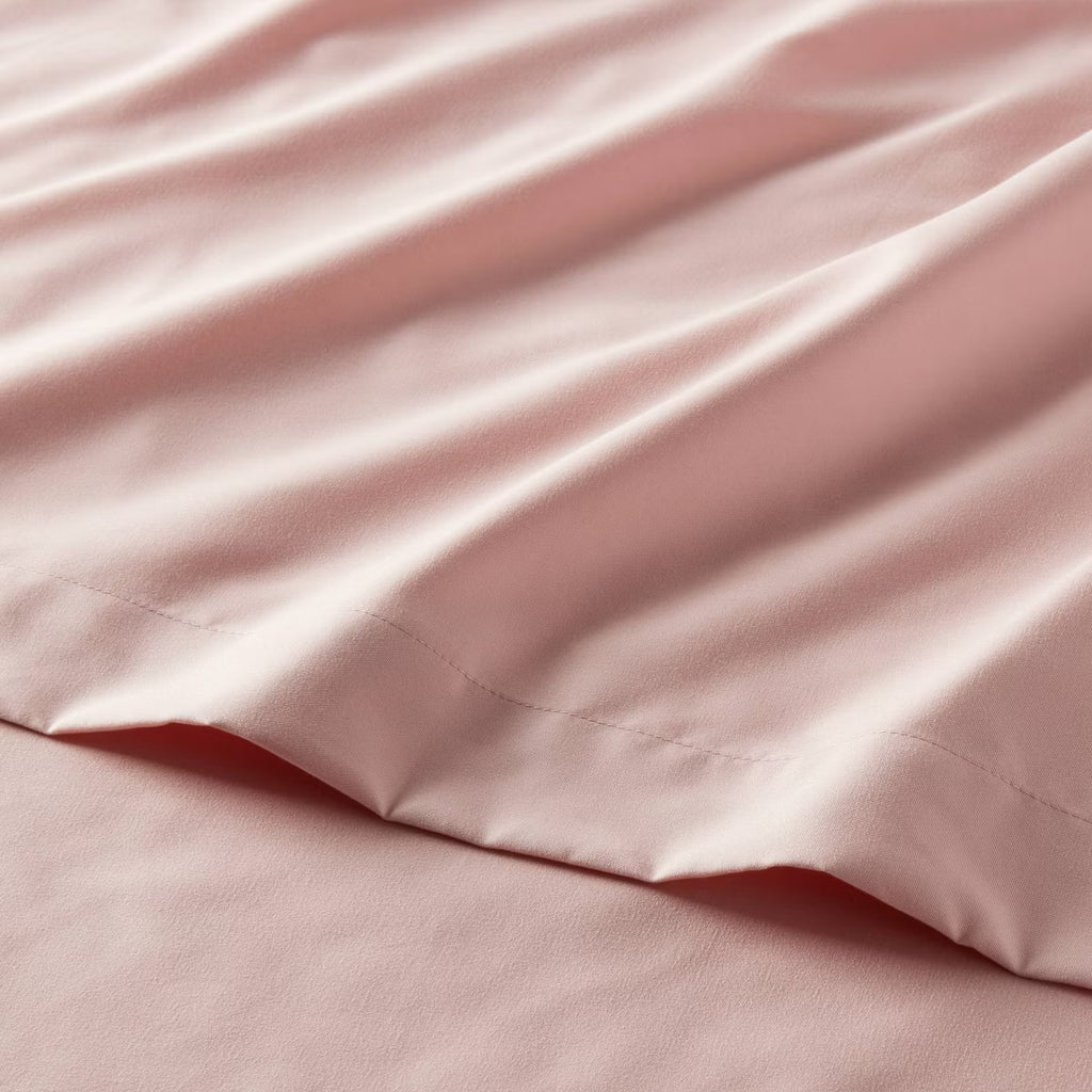 Queen Microfiber Sheet Set Pink Metal - Room Essentials