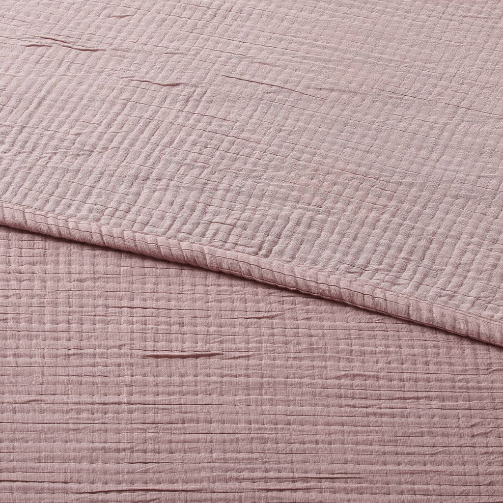 King Double Cloth Quilt Mauve - Threshold