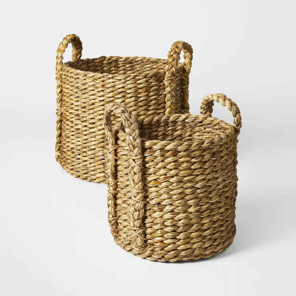 Large Chunky Weave Basket - Threshold designed with Studio McGee