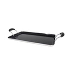 IMUSA 17"x10"Ceramic Double Burner Griddle Black: Stovetop Griddle, Aluminum, Hand Wash, Electric & Gas Compatible