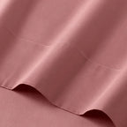Full 300 Thread Count Temperature Regulating Solid Sheet Set Rose - Casaluna