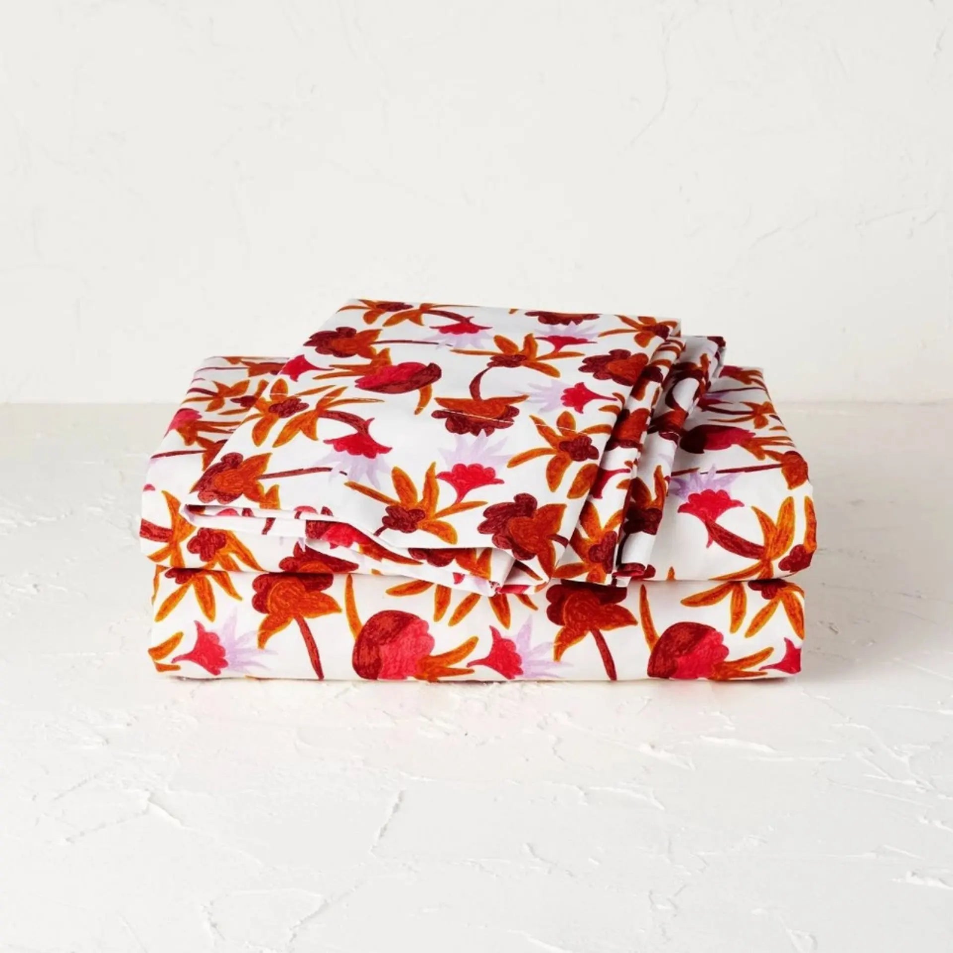 Full Printed Cotton Percale Sheet Set Natalia Floral - Opalhouse designed with Jungalow
