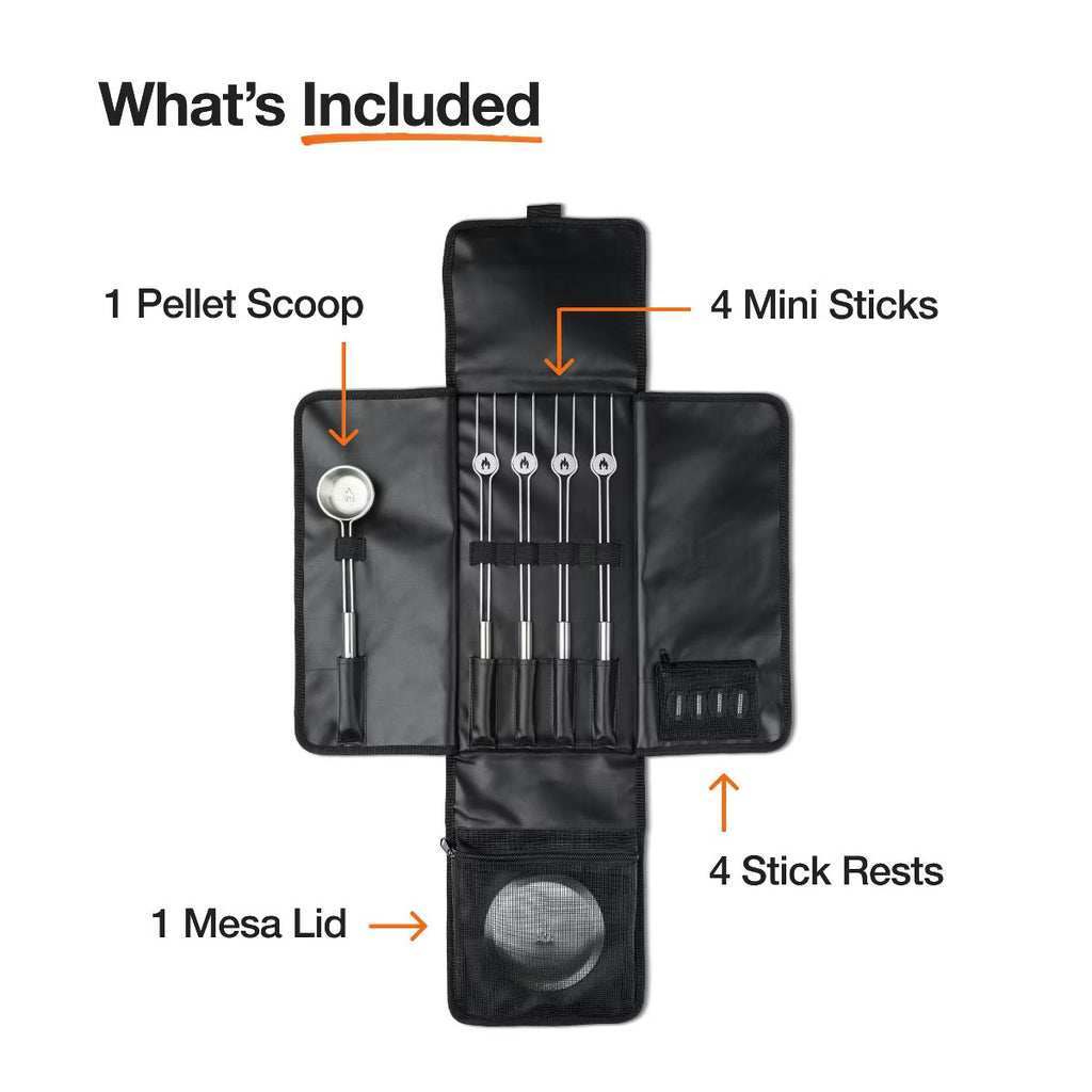 Solo Stove 10 pc Mesa XL Tabletop Firepit Tool Kit Stainless Steel Finish