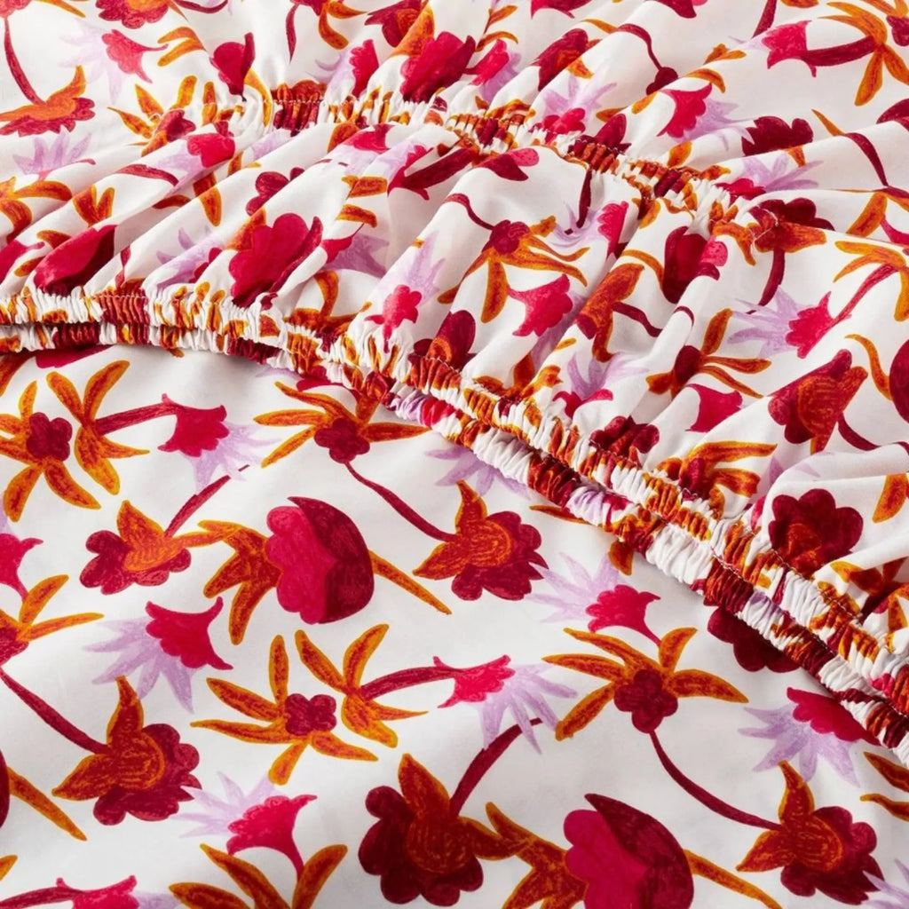 Full Printed Cotton Percale Sheet Set Natalia Floral - Opalhouse designed with Jungalow