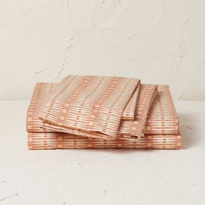 Full Printed Cotton Percale Sheet Set Kaylo Global - Opalhouse designed with Jungalow