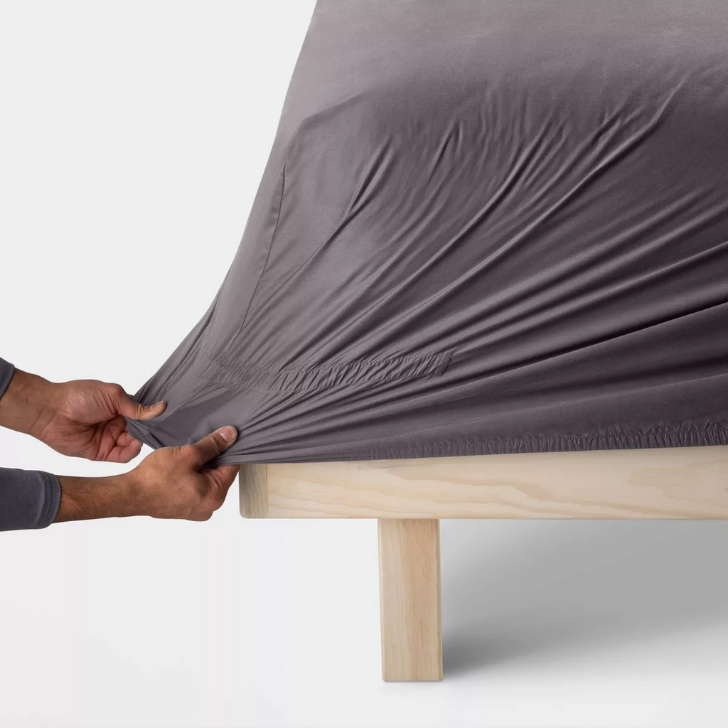 Full Solid Performance 400 Thread Count Sheet Set Rust - Threshold