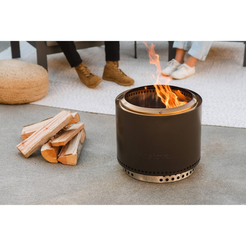 Solo Stove Bonfire 19.5" Smokeless Firepit and Stand Ash