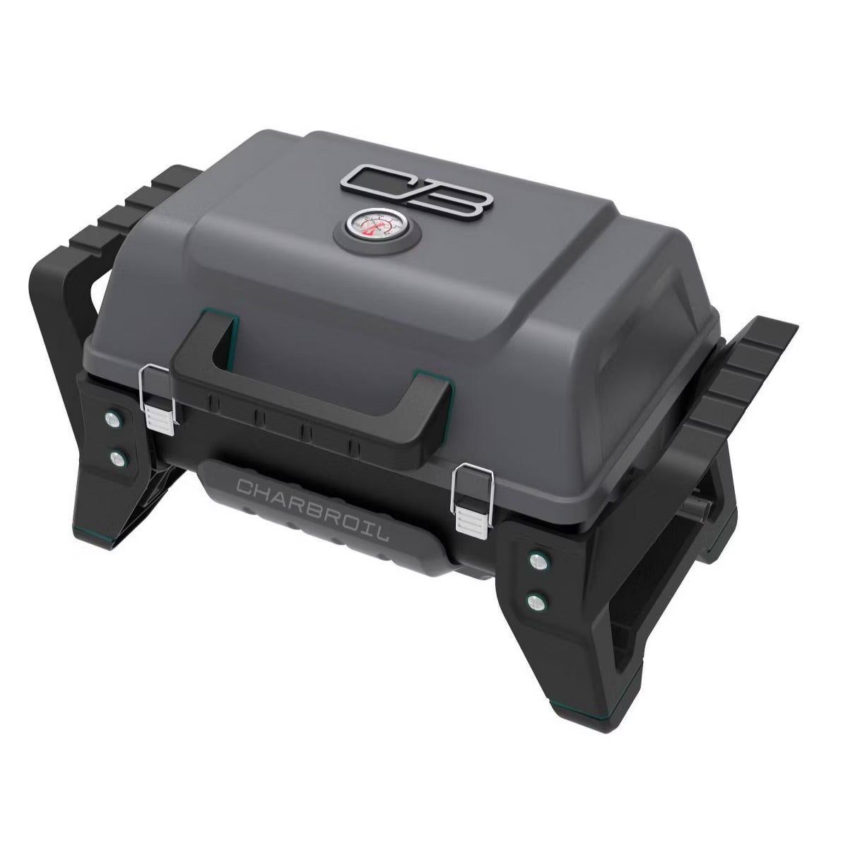 Charbroil TRU-Infrared Grill2Go X200 Tabletop 9,500 BTU Gas Grill - Gray
