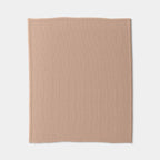 * Chenille Knit Throw Blanket with Faux Shearling Reverse Tan - Threshold