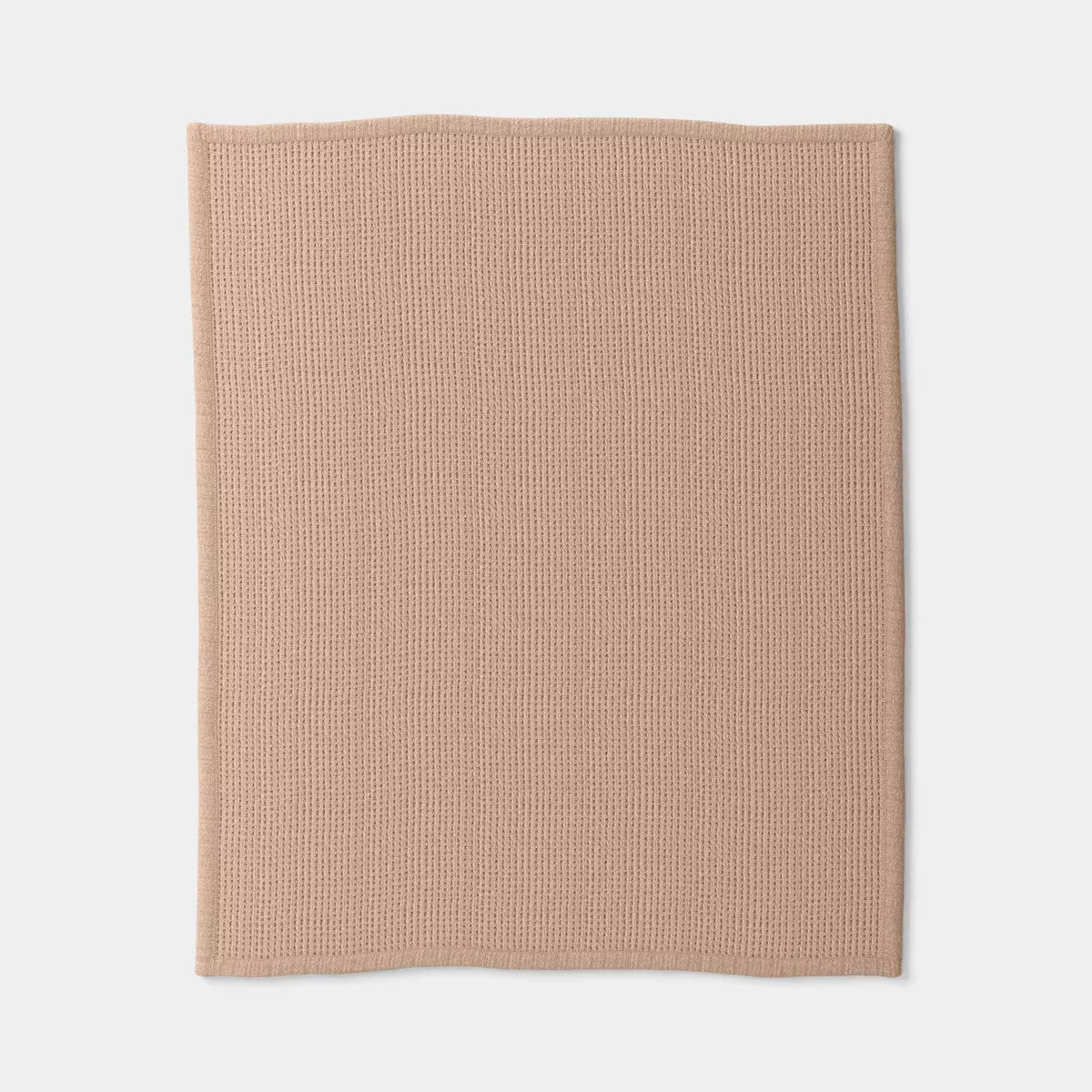 * Chenille Knit Throw Blanket with Faux Shearling Reverse Tan - Threshold