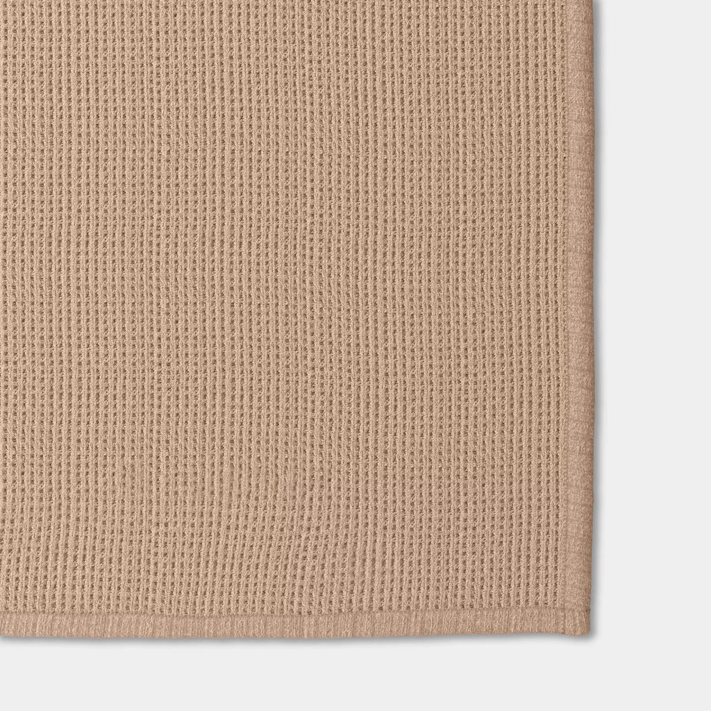 * Chenille Knit Throw Blanket with Faux Shearling Reverse Tan - Threshold