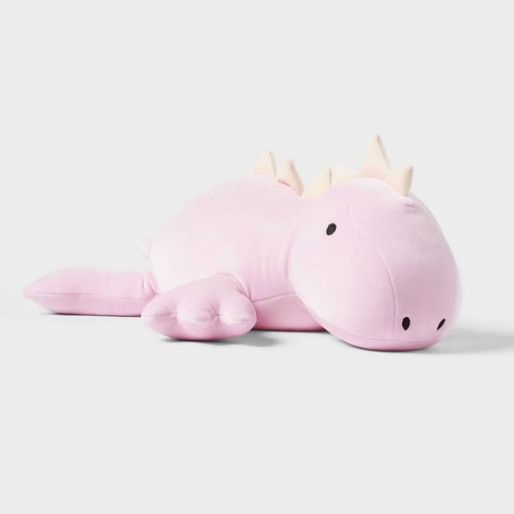 Dinosaur Weighted Plush Kids' Throw Pillow Purple - Pillowfort