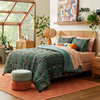 Full/Queen Tassel Trim Comforter Set
