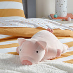 Pig Weighted Plush Kids' Throw Pillow Pink - Pillowfort