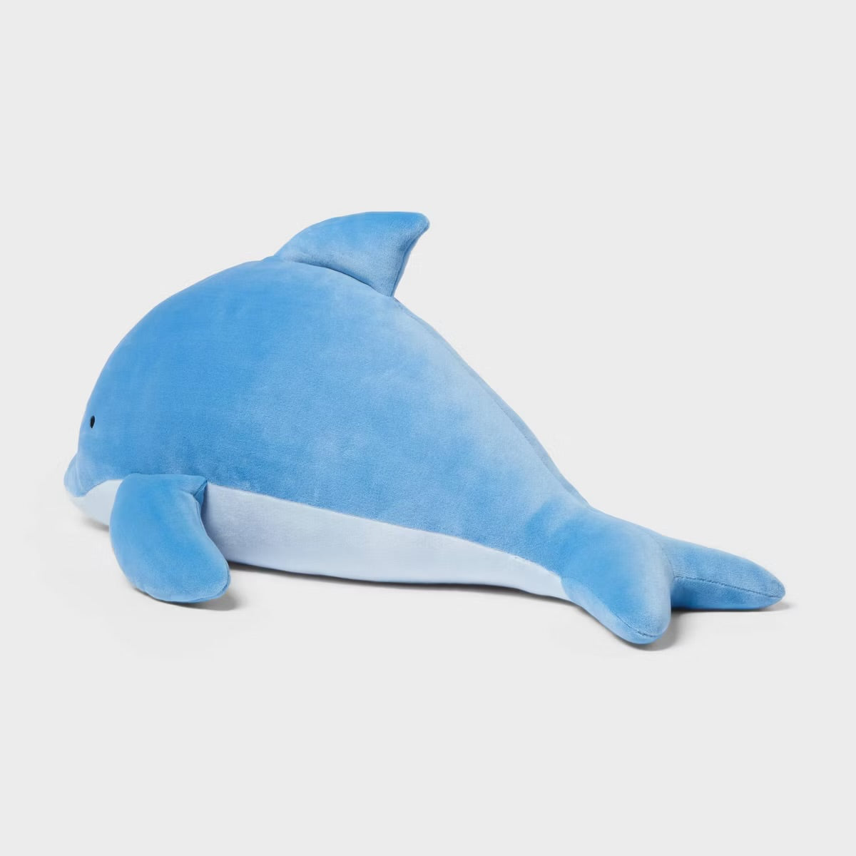 Dolphin Weighted Plush Kids' Throw Pillow Blue - Pillowfort
