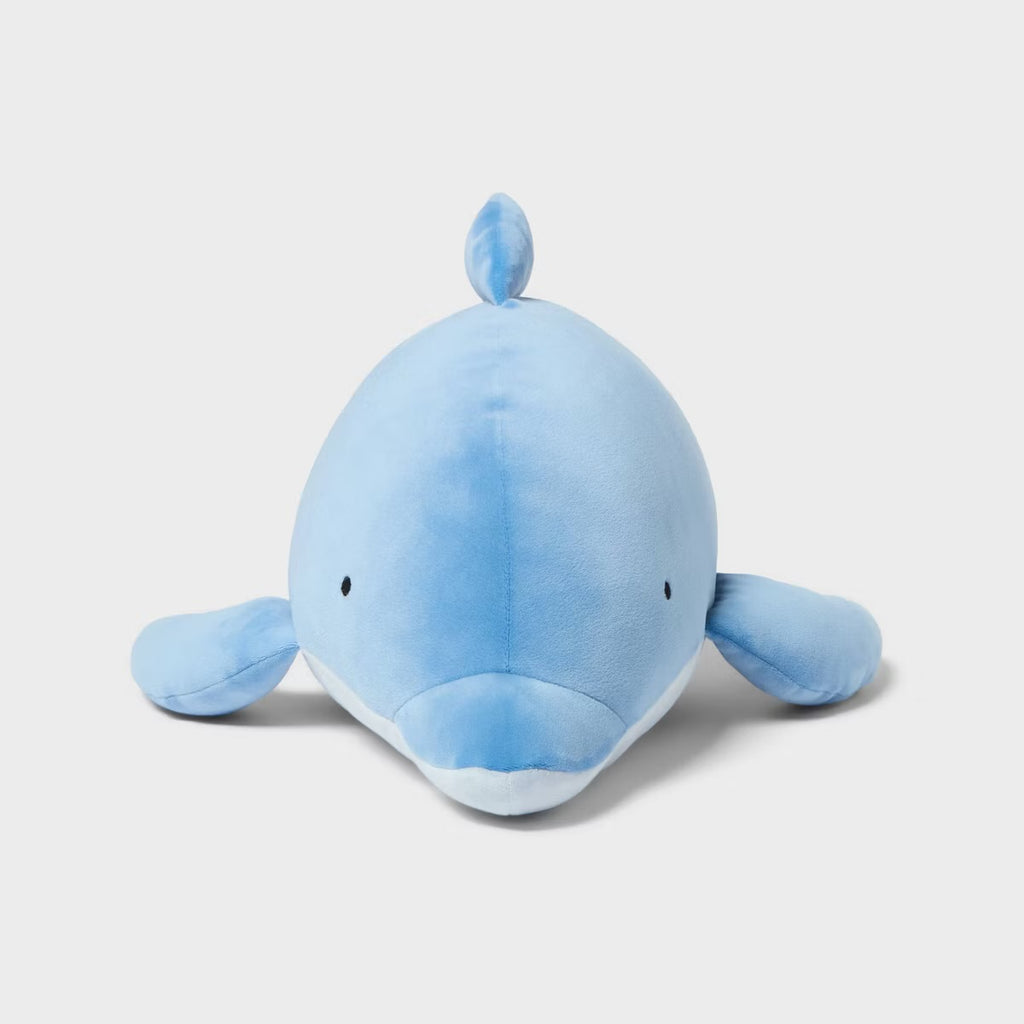 Dolphin Weighted Plush Kids' Throw Pillow Blue - Pillowfort