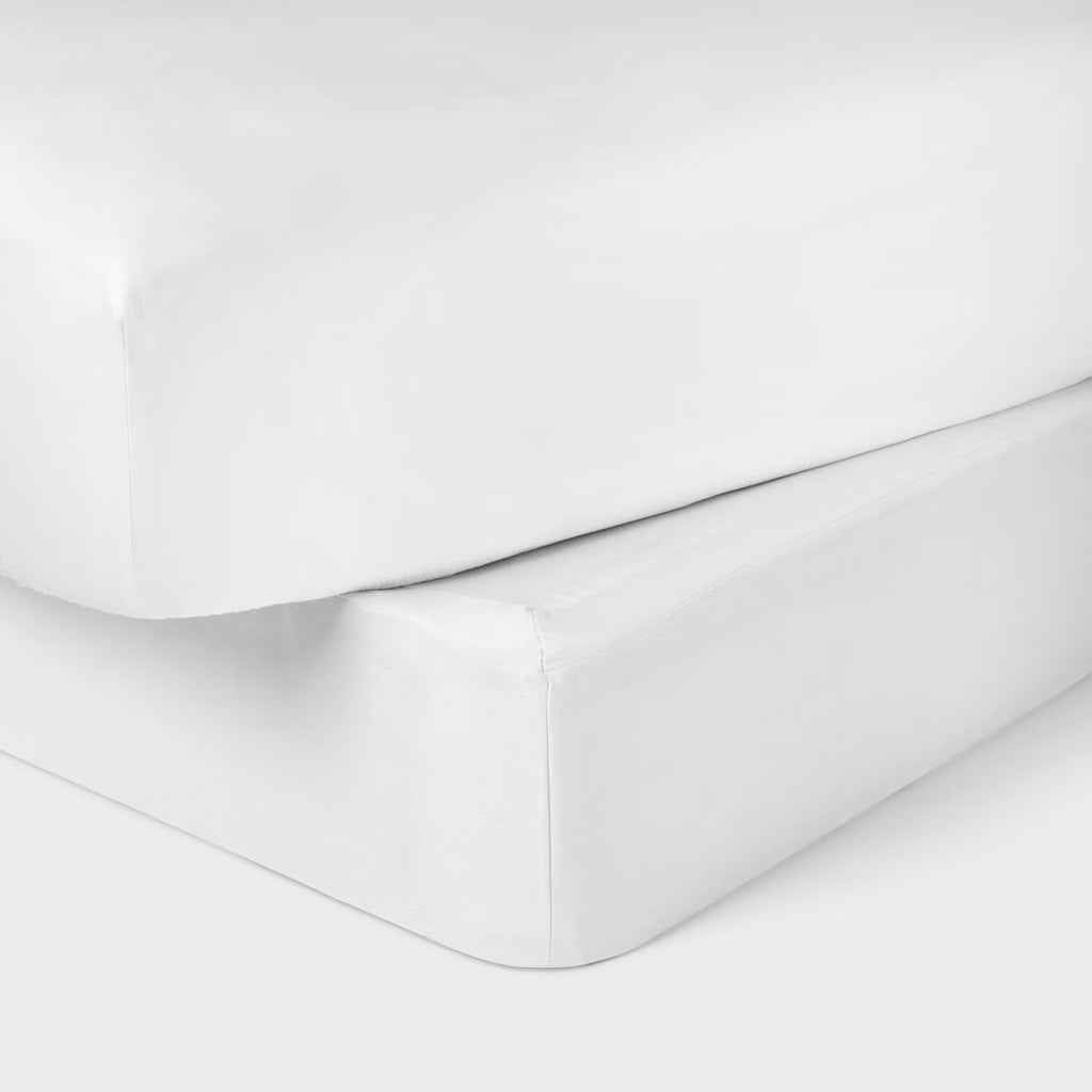 Queen Box Spring Cover White - Threshold