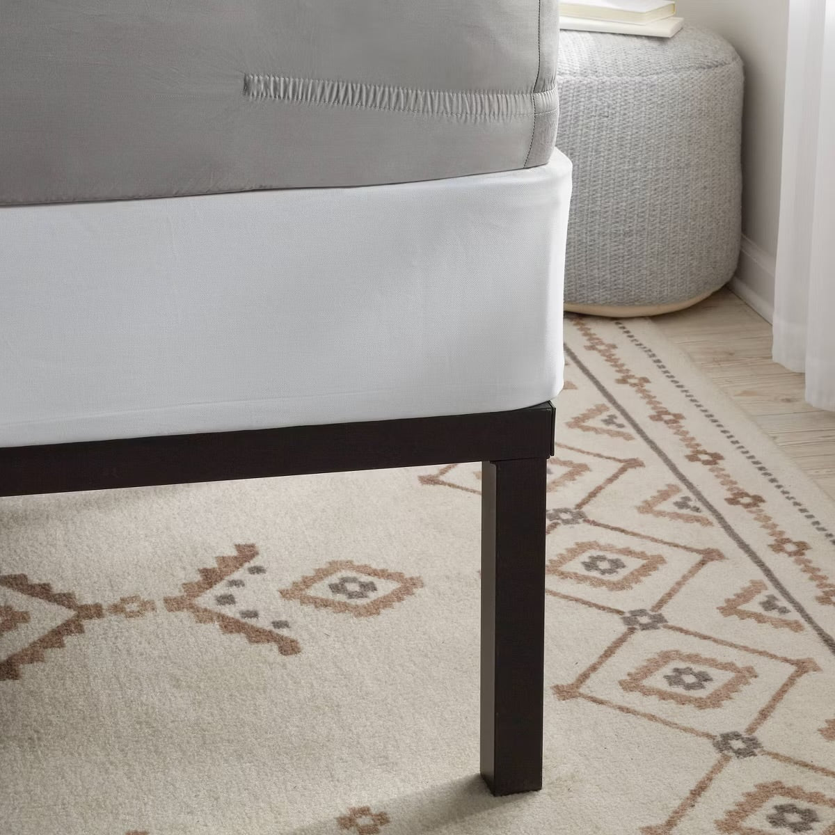 King Box Spring Cover White - Threshold