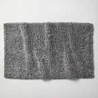 24"x40" Looped Bath Rug Dark Gray - Casaluna