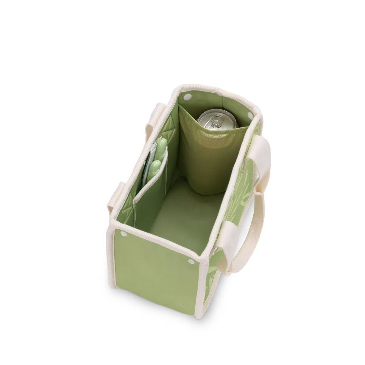 Ello Lunch Bag Food Storage Container Green Leaf